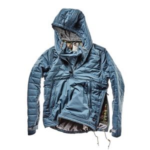 Relwen Channel Anorak Snowboarding Coat Jacket Huckberry Gas Blue